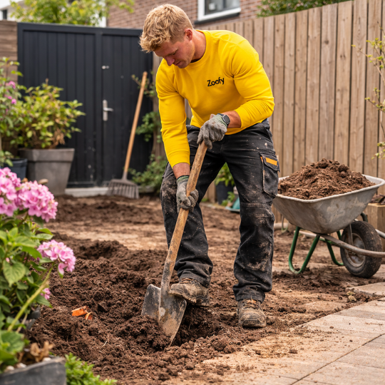 Tuin laten afgraven