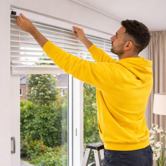 Jaloezie laten ophangen